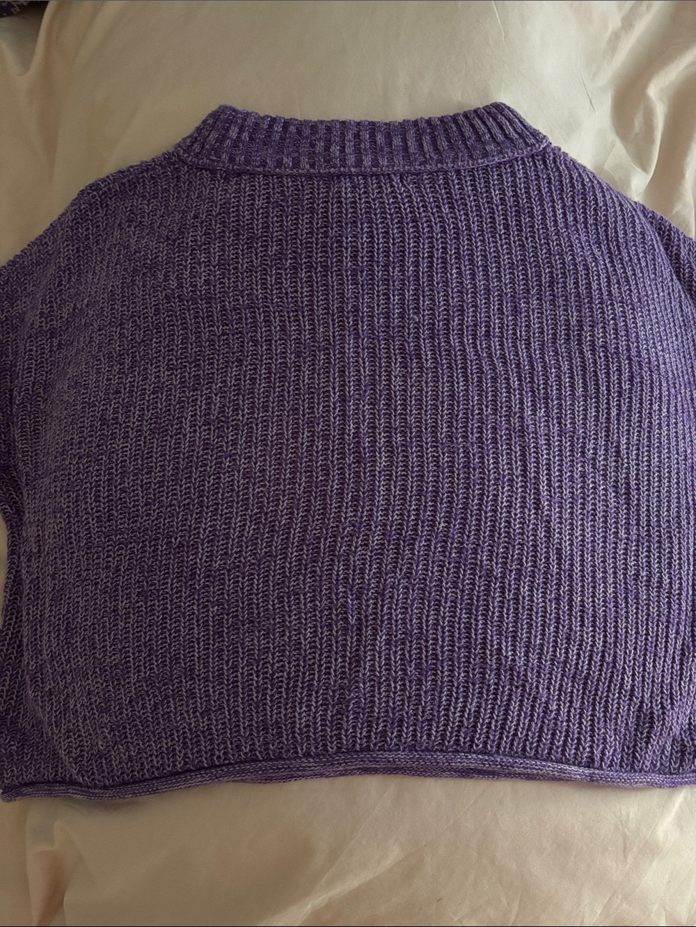 Wild Fable Purple Marled Knit Sweater - Picture 3 of 5